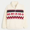 Gilly Hicks Sherpa-sweatshirt met kwartritssluiting Gilly Hicks Sherpa-sweatshirt met kwartritssluiting