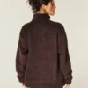 Gilly Hicks Sherpa-sweatshirt met kwartritssluiting Gilly Hicks Sherpa-sweatshirt met kwartritssluiting