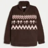Gilly Hicks Sherpa-sweatshirt met kwartritssluiting Gilly Hicks Sherpa-sweatshirt met kwartritssluiting