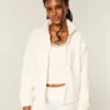 Gilly Hicks Sherpa-sweatshirt met ritssluiting