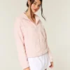 Gilly Hicks Sherpa-sweatshirt met ritssluiting