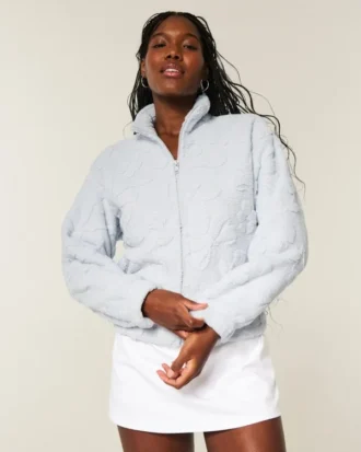 Gilly Hicks Sherpa-sweatshirt met ritssluiting