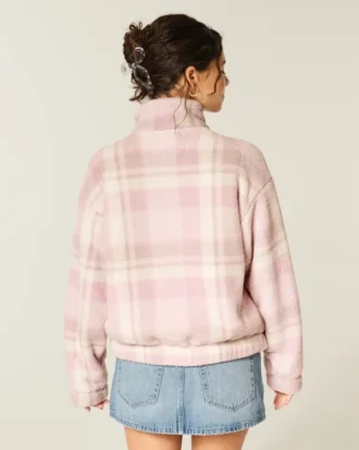 Gilly Hicks Sherpa-sweatshirt met ritssluiting
