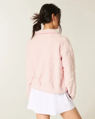 Gilly Hicks Sherpa-sweatshirt met ritssluiting