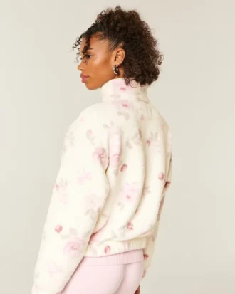 Gilly Hicks Sherpa-sweatshirt met ritssluiting