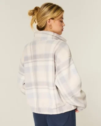 Gilly Hicks Sherpa-sweatshirt met ritssluiting