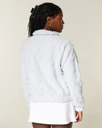 Gilly Hicks Sherpa-sweatshirt met ritssluiting