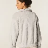 Gilly Hicks Sherpa-sweatshirt met ritssluiting