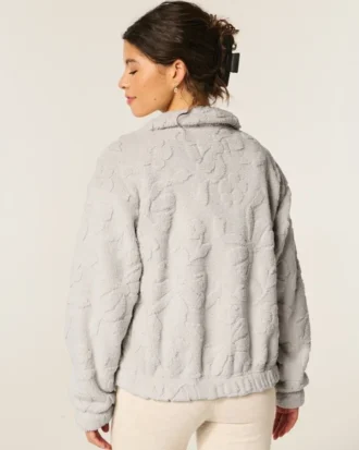 Gilly Hicks Sherpa-sweatshirt met ritssluiting