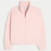 Gilly Hicks Sherpa-sweatshirt met ritssluiting