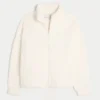 Gilly Hicks Sherpa-sweatshirt met ritssluiting