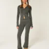 Gilly Hicks Sweater-gebreide broek met omgeslagen taille