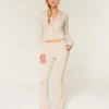Gilly Hicks Sweater-gebreide broek met omgeslagen taille