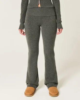 Gilly Hicks Sweater-gebreide broek met omgeslagen taille