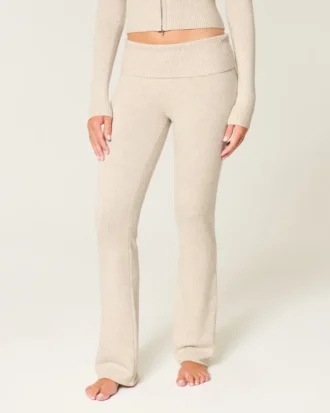 Gilly Hicks Sweater-gebreide broek met omgeslagen taille