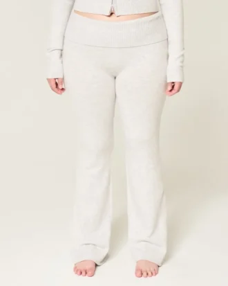 Gilly Hicks Sweater-gebreide broek met omgeslagen taille