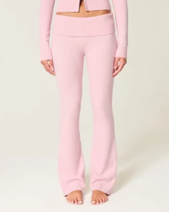 Gilly Hicks Sweater-gebreide broek met omgeslagen taille