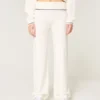 Gilly Hicks Sweater-gebreide rechte broek met omgeslagen taille