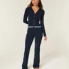 Gilly Hicks Sweater-Knit Foldover Bootcut Broek Gilly Hicks Sweater-Knit Foldover Bootcut Broek