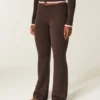 Gilly Hicks Sweater-Knit Foldover Bootcut Broek