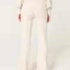 Gilly Hicks Sweater-Knit Foldover Waist Flare Pants