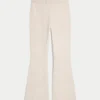 Gilly Hicks Sweater-Knit Foldover Waist Flare Pants