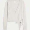 Gilly Hicks Sweater-Knit Multi-Way Wrap Top