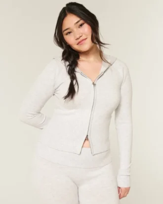 Gilly Hicks Sweater met rits en capuchon