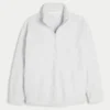 Gilly Hicks Sweatshirt met strikborduursel en sherpa-kraag met kwartritssluiting Gilly Hicks Sweatshirt met strikborduursel en sherpa-kraag met kwartritssluiting