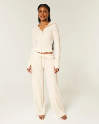 Gilly Hicks Wafelkant rechte broek