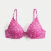 Glanzende beugelbikinitop