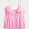 Glanzende geborduurde babydolltop Glanzende geborduurde babydolltop