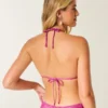 Glinsterende multiway driehoekige bikinitop