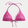 Glinsterende multiway driehoekige bikinitop