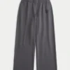 Glitterend logo-ontwerp Sweatpants met wijde pijpen Glitterend logo-ontwerp Sweatpants met wijde pijpen