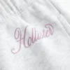 Glitterend logo-ontwerp Sweatpants met wijde pijpen Glitterend logo-ontwerp Sweatpants met wijde pijpen