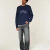 Grijze baggy jeans met hartjesprint Grijze baggy jeans met hartjesprint
