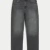Grijze baggy jeans met hartjesprint Grijze baggy jeans met hartjesprint
