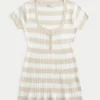 Henley babydoll top met korte mouwen Henley babydoll top met korte mouwen