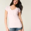 Henley met korte mouwen