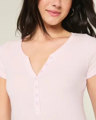 Henley met korte mouwen