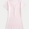 Henley met korte mouwen