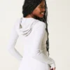 Henley met lange mouwen en capuchon