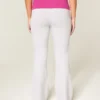 Hibiscus Graphic Foldover Waist Flare Pants Hibiscus Graphic Foldover Waist Flare Pants