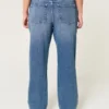 Hoge taille donkere wassing dad jeans Hoge taille donkere wassing dad jeans