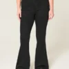 Hoge zwarte flare jeans