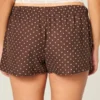 Holiday Vault Release Satijnen flanellen minishort met strik Holiday Vault Release Satijnen flanellen minishort met strik