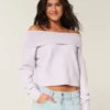 Hollister Comfortabele Cloud Foldover Off-the-Shoulder Sweater Hollister Comfortabele Cloud Foldover Off-the-Shoulder Sweater