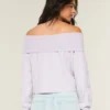 Hollister Comfortabele Cloud Foldover Off-the-Shoulder Sweater Hollister Comfortabele Cloud Foldover Off-the-Shoulder Sweater