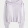 Hollister Comfortabele Cloud Foldover Off-the-Shoulder Sweater Hollister Comfortabele Cloud Foldover Off-the-Shoulder Sweater